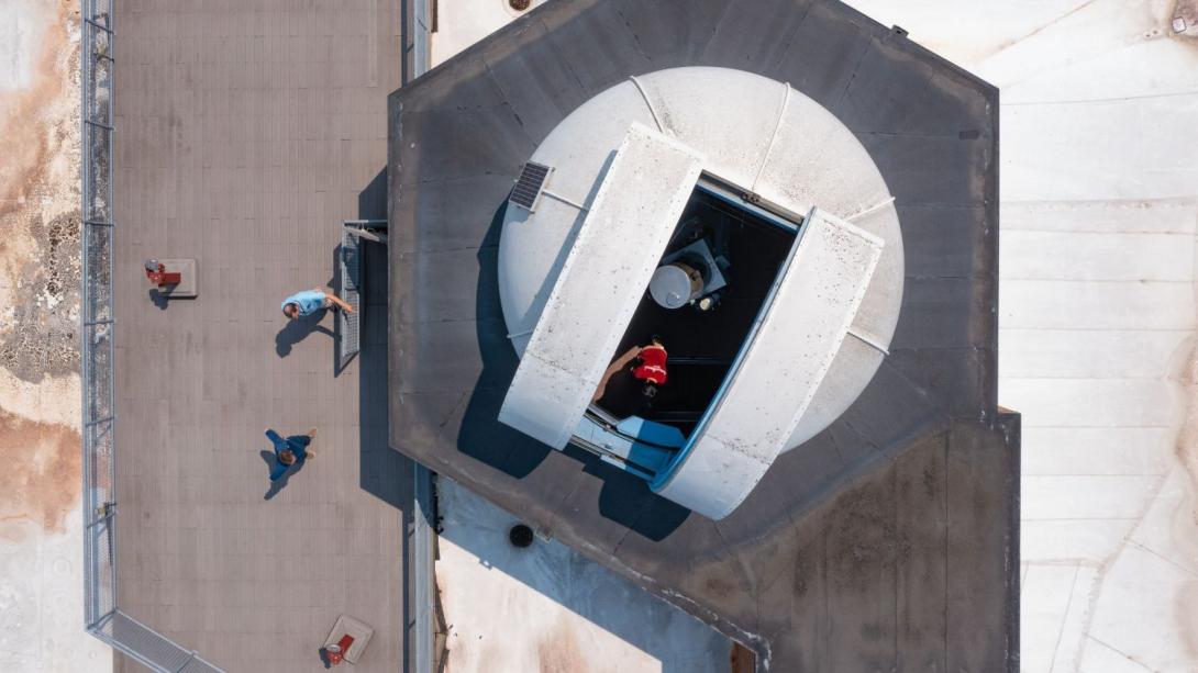 Calvin observatory from above