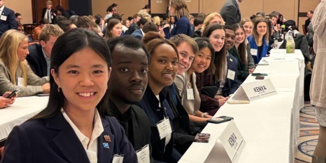 Calvin students at Model UN Chicago