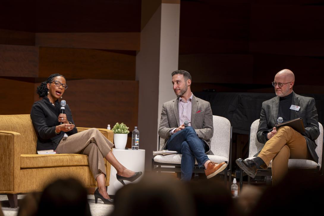 Speakers of the January Series seated in conversation