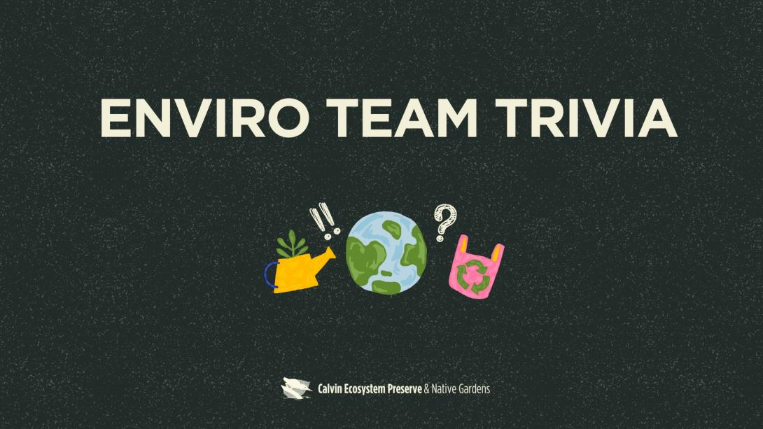 graphic with title and environmental trivia icons