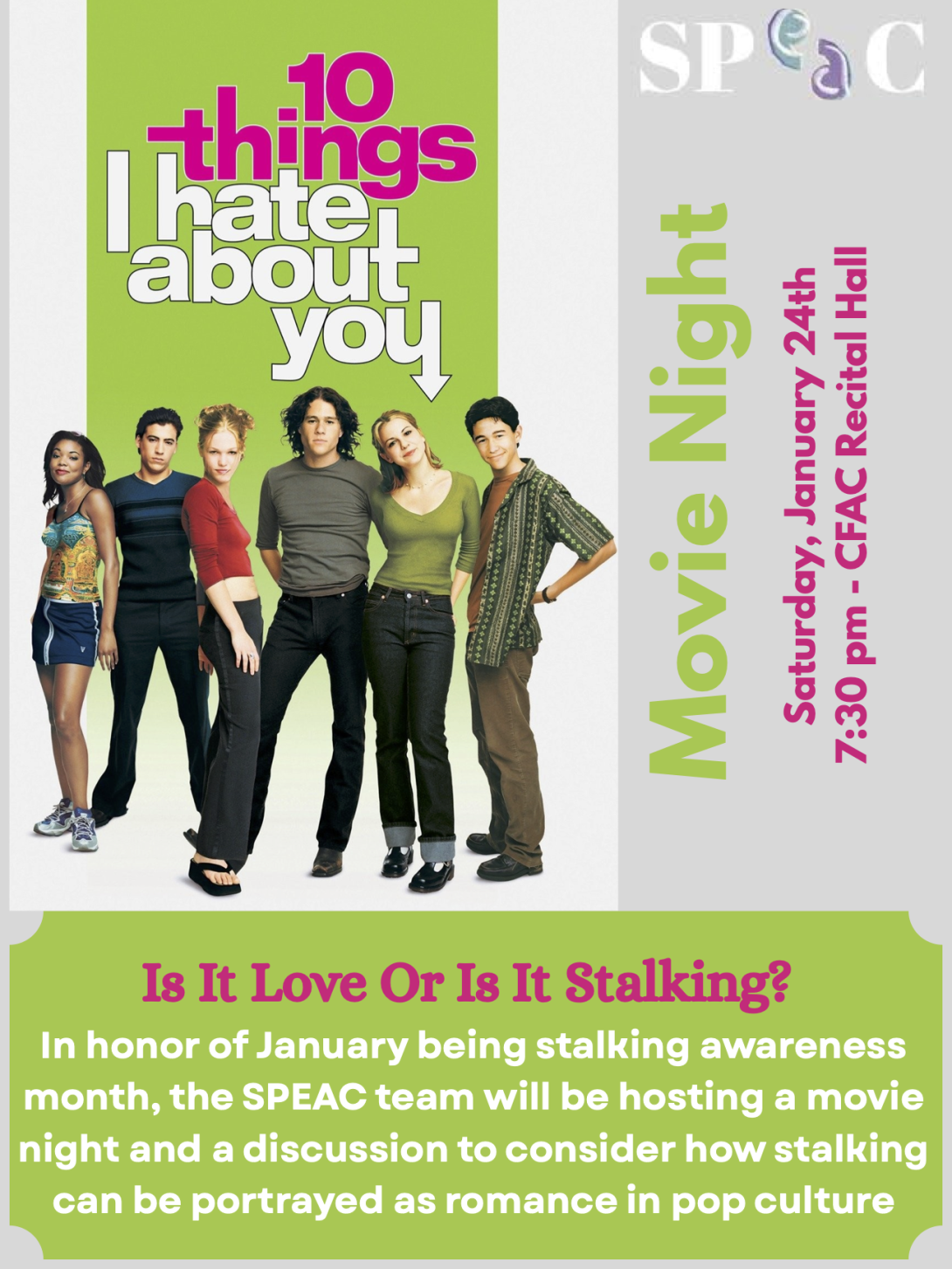 10 THINGS MOVIE NIGHT