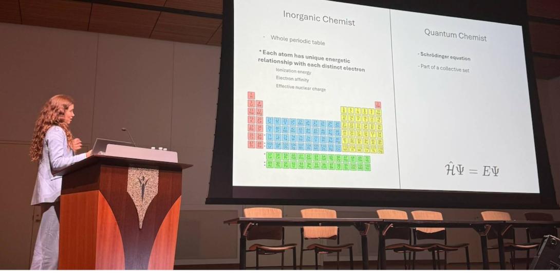 Aerin Baker presenting at ACS Conference