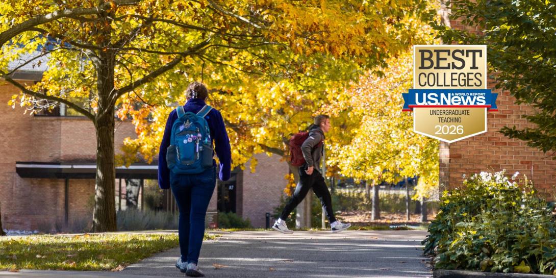 Calvin University campus in Fall 2025