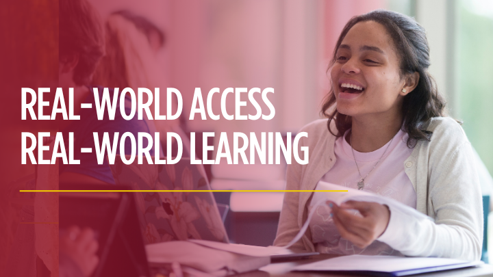 Real-World Access Real-World Learning Banner