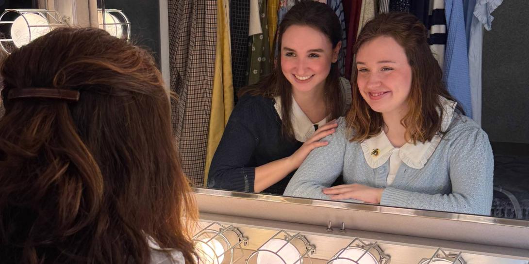 Eleanor Plutz '28, a triple major in therapeutic recreation, social work, and religion plays Kim MacAfee in Calvin's performance of Bye, Bye, Birdie 