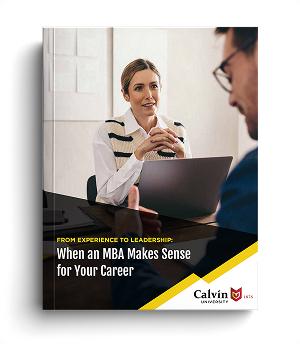 Calvin MBA Email Mockup