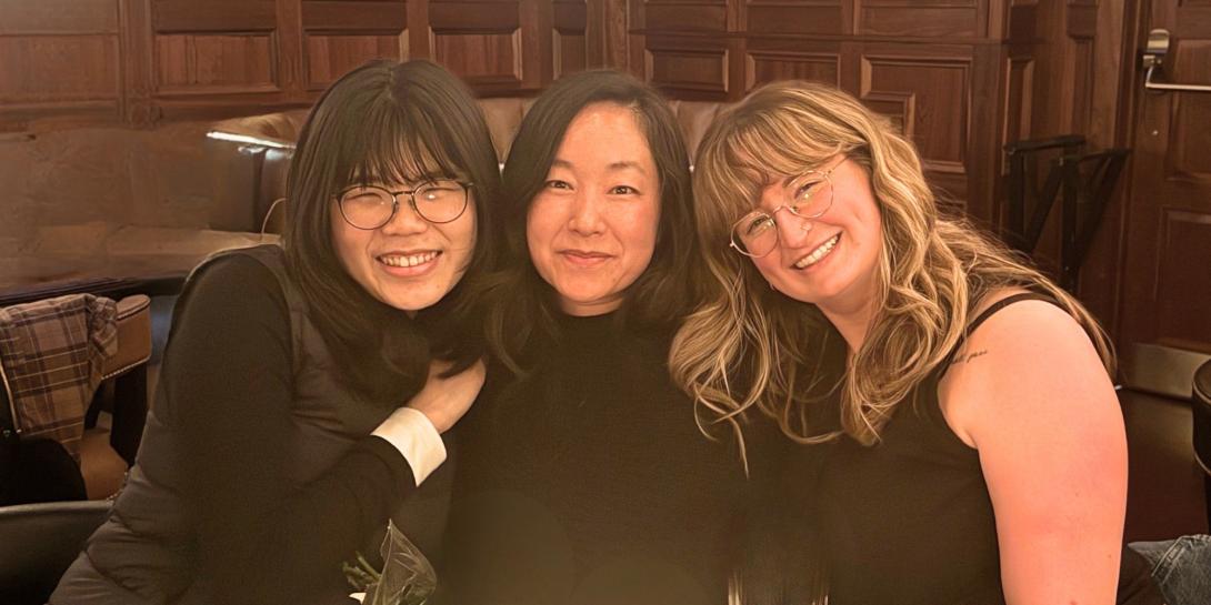 Ael Lee '24 with mentors