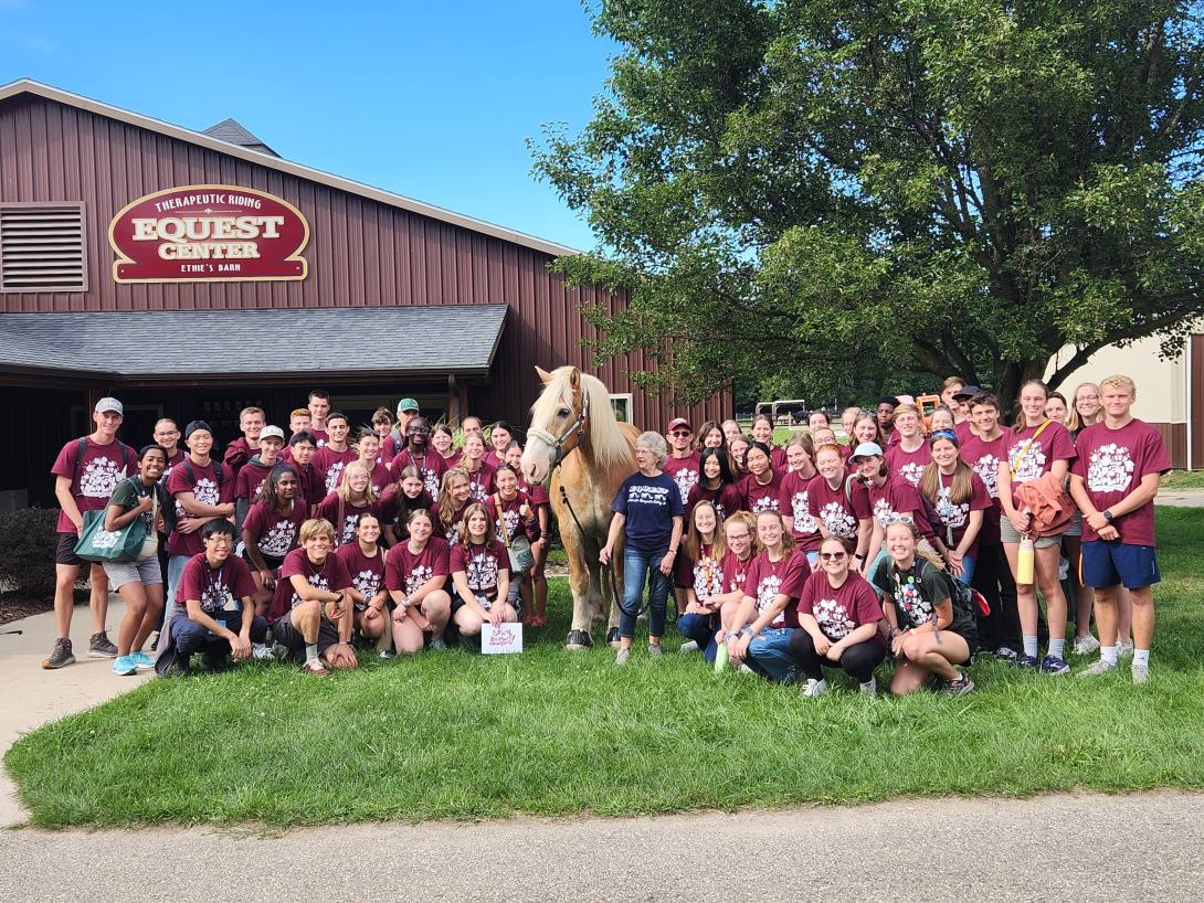 First year students participate in StreetFest in 2026