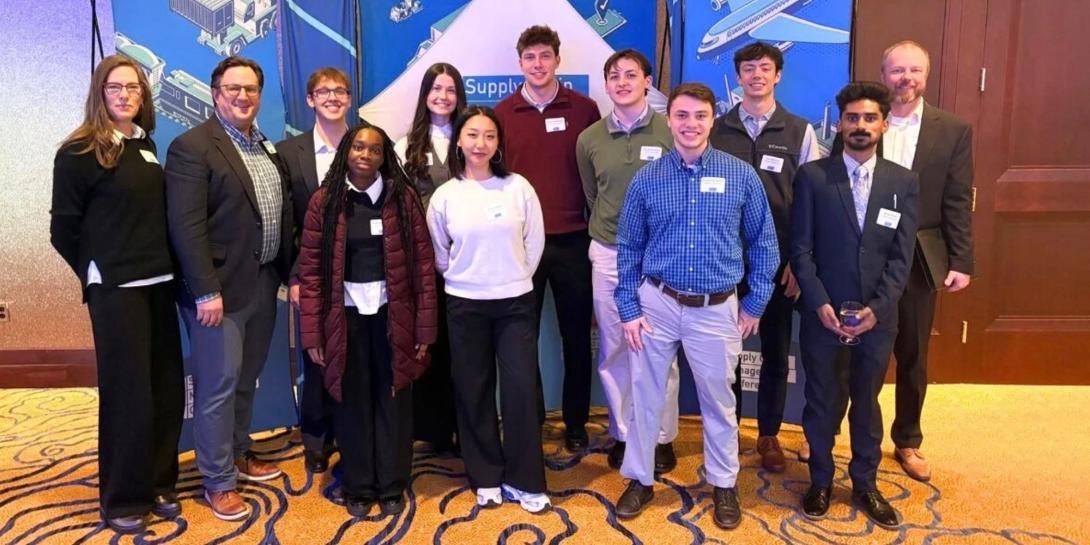 Calvin students attend Supply Chain Management Conference
