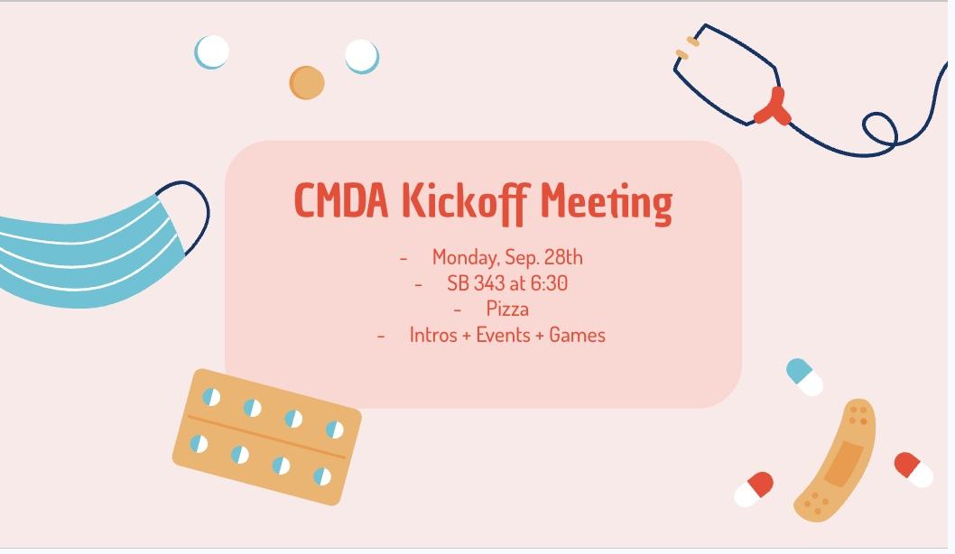 CMDA Kickoff Event Banner