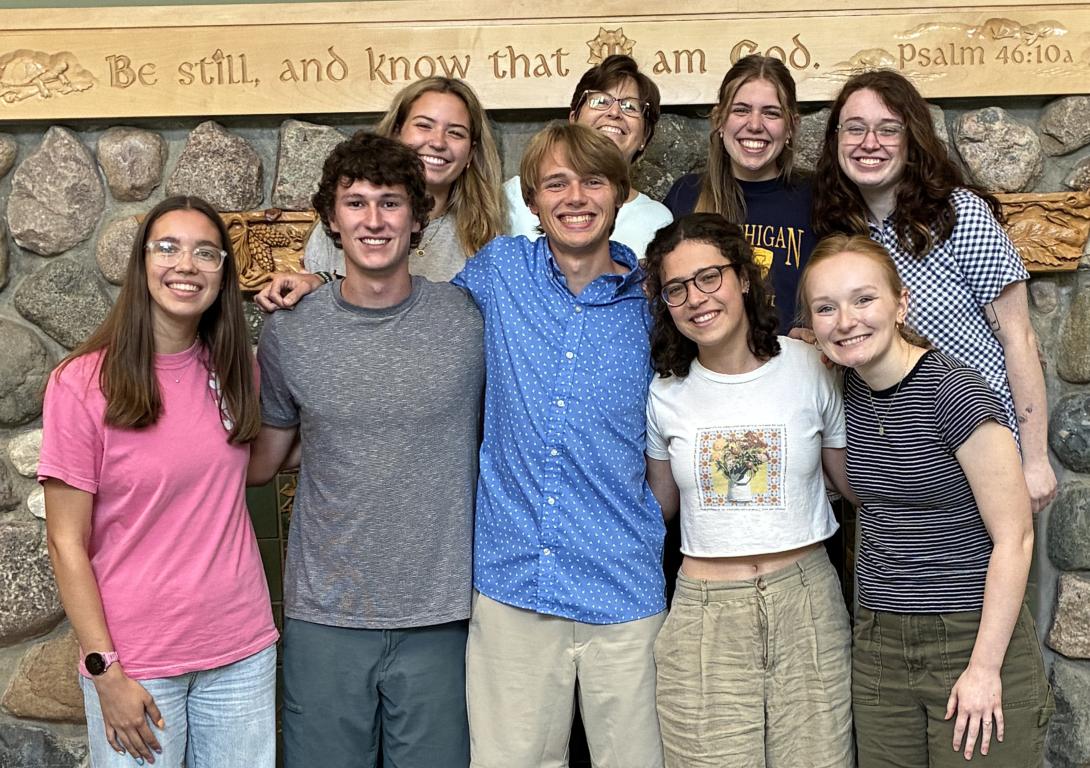 Jubilee Fellows students and professor