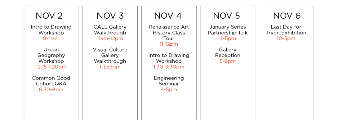 Schedule for Jerome Tryon VAS Residency Days
