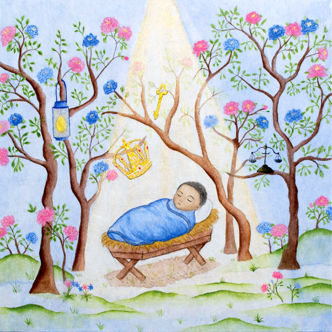 Baby in a manger