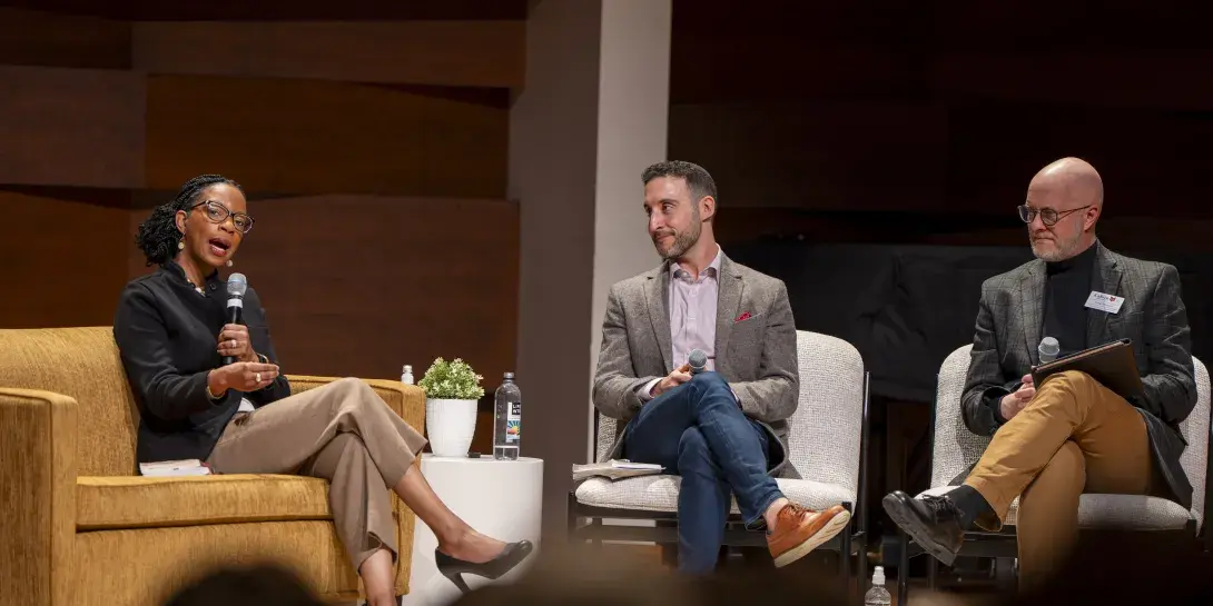 Speakers of the January Series seated in conversation