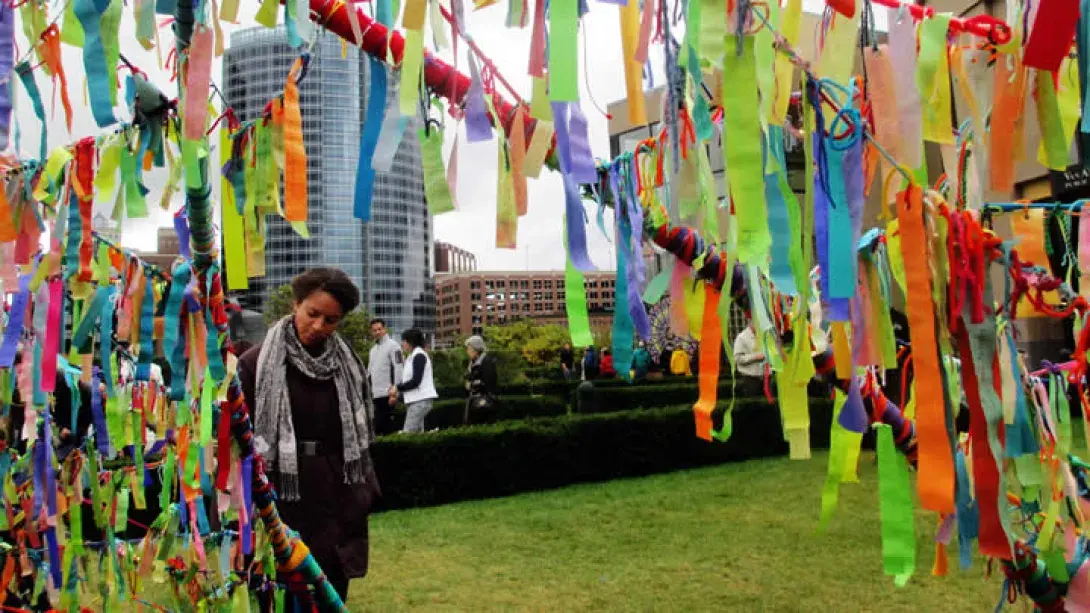 For three weeks each fall, downtown Grand Rapids hosts ArtPrize, an international art competition.