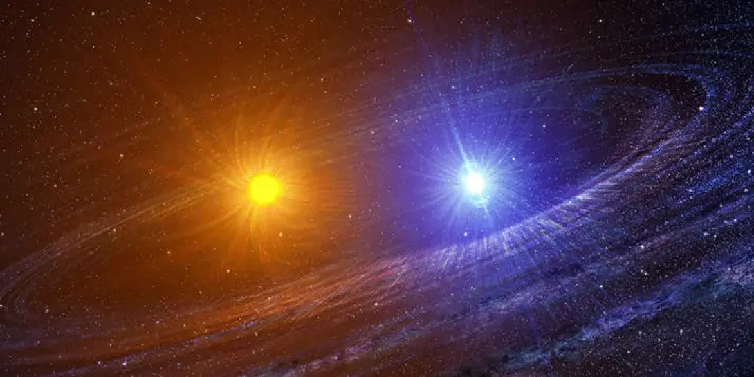RS Ophiuchi binary system