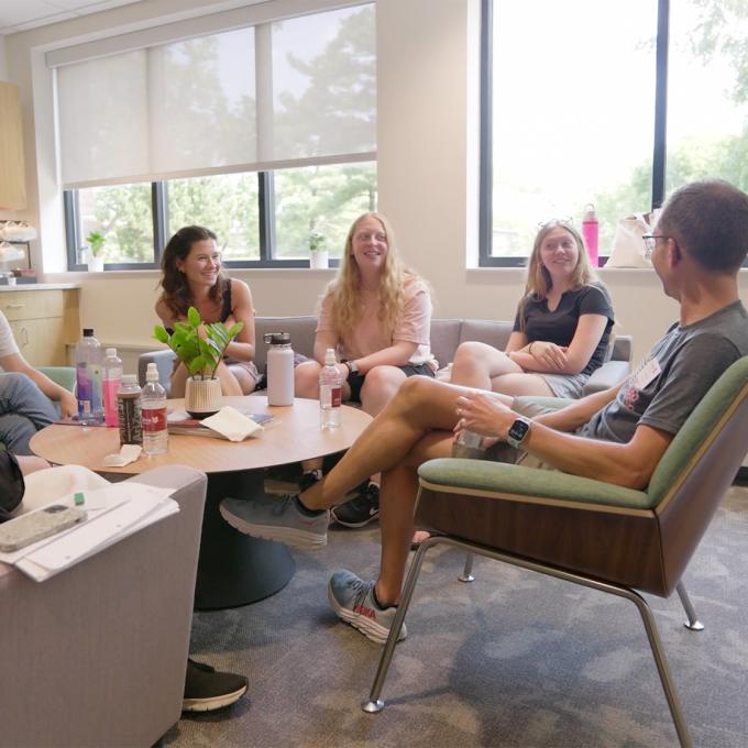 Campus Ministries new office space within the Commons Union.